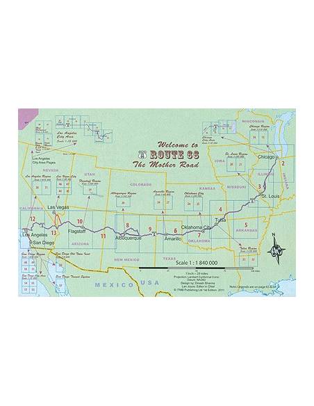 Route 66 travel atlasz