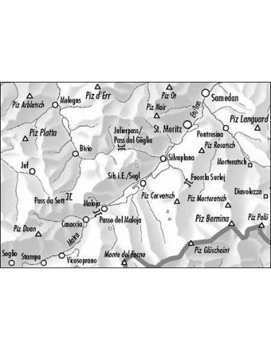 LT 268T Julierpass térkép