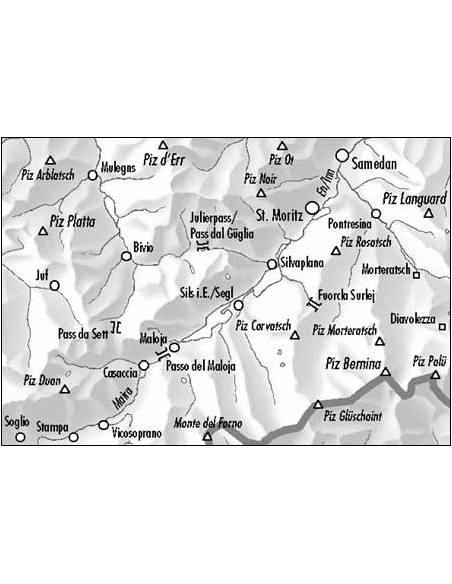 LT 268T Julierpass térkép