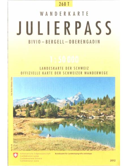 LT 268T Julierpass térkép