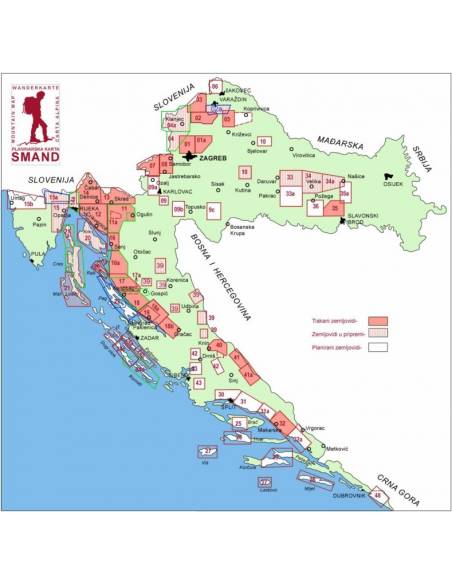 S 34 Papuk turistatérkép