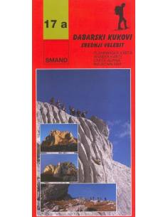 S 17a Dabarski Kukovi (Velebit közép) turistatérkép