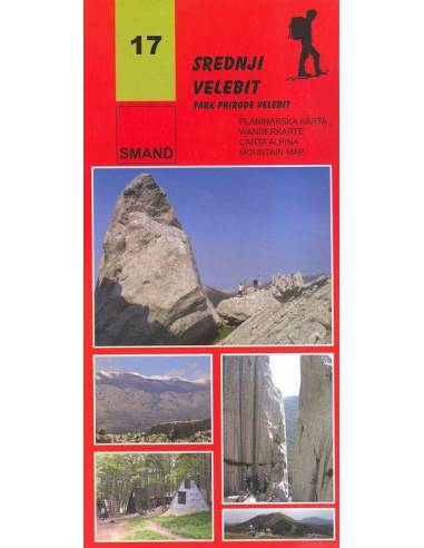 S 17 Srednji Velebit - Közép-Velebit turistatérkép