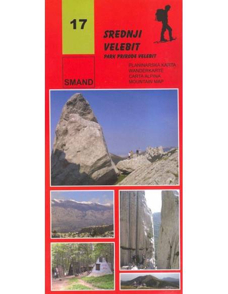 S 17 Srednji Velebit - Közép-Velebit turistatérkép