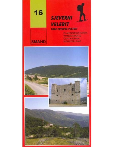 S 16 Sjeverni Velebit - Észak-Velebit turistatérkép