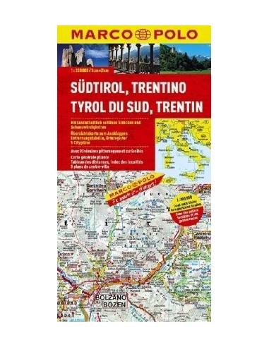 Südtirol, Trentino - Gardasee autótérkép (Marco...