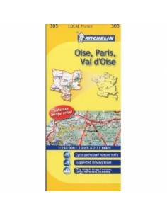 MN 305 Oise - Paris - Val d'Oise térkép