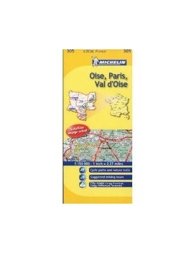 MN 305 Oise - Paris - Val d'Oise térkép