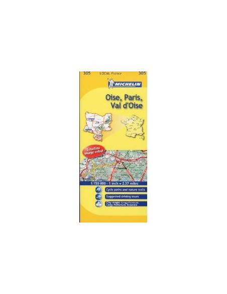 MN 305 Oise - Paris - Val d'Oise térkép