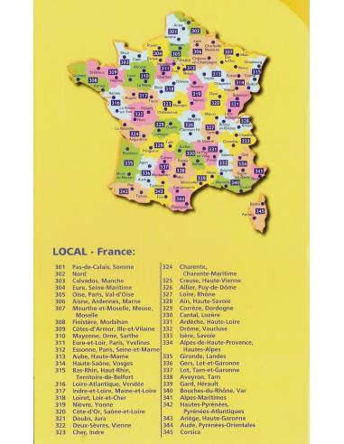 MN 305 Oise - Paris - Val d'Oise térkép