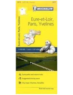 MN 311 Eure-et-Loire - Paris - Yvelines térkép