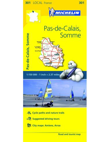 MN 301 Pas-de-Calais - Somme térkép