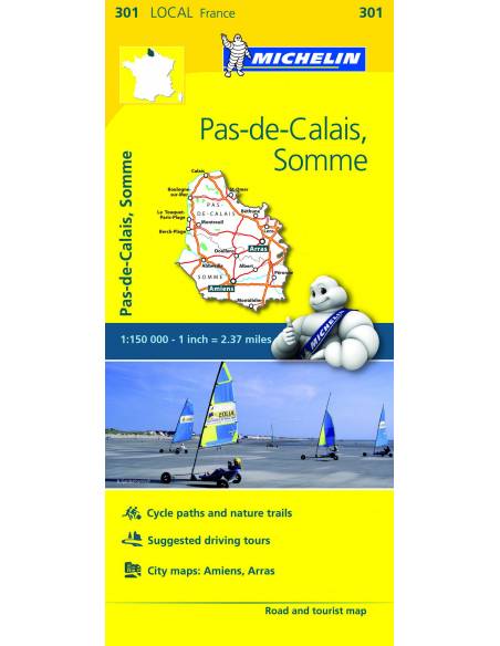 MN 301 Pas-de-Calais - Somme térkép