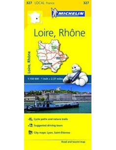 MN 327 Loire - Rhone térkép