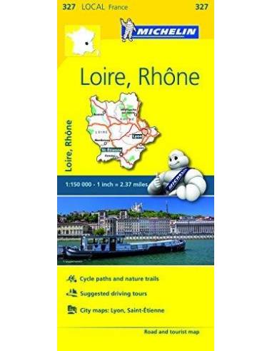 MN 327 Loire - Rhone térkép