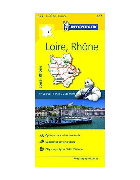 MN 327 Loire - Rhone térkép