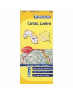 MN 330 Cantal - Lozére térkép