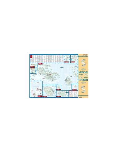 Seychellen - Seychelles térkép - BORCH