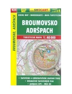 SC 425 Broumovsko - Adrspach turistatérkép