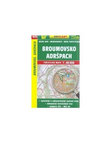 SC 425 Broumovsko - Adrspach turistatérkép