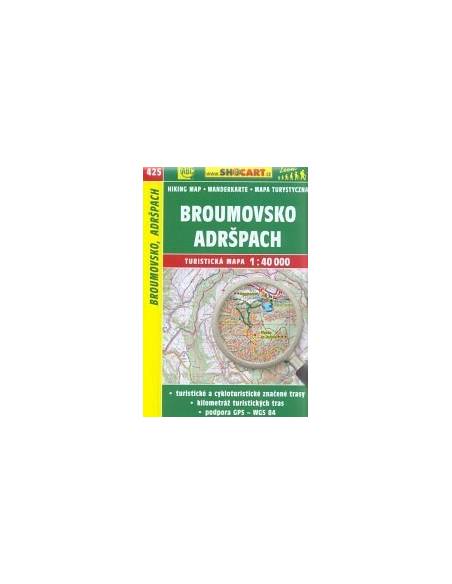 SC 425 Broumovsko - Adrspach turistatérkép