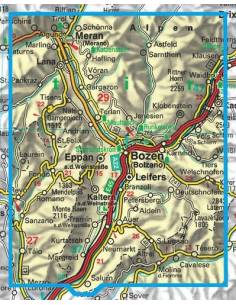 WKS 1 Bolzano/Merano/Srantal térkép 2