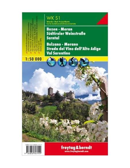 WKS 1 Bolzano/Merano/Srantal térkép