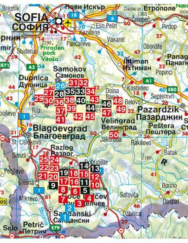 Bulgarien -Bulgária: Pirin- és a Rila-hegység...