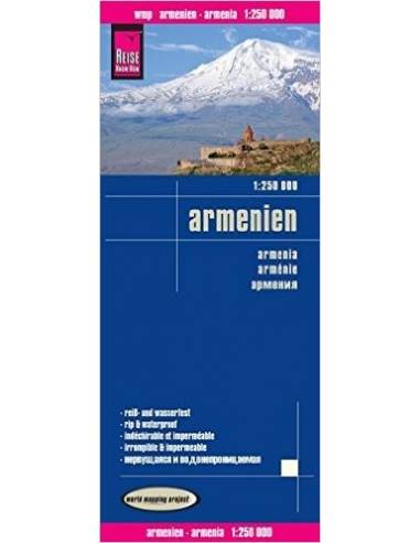 Armenien - Armenia - Örményország térkép