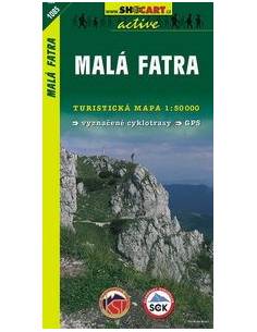SC 1085 Malá Fatra - Kis-Fátra túra térkép