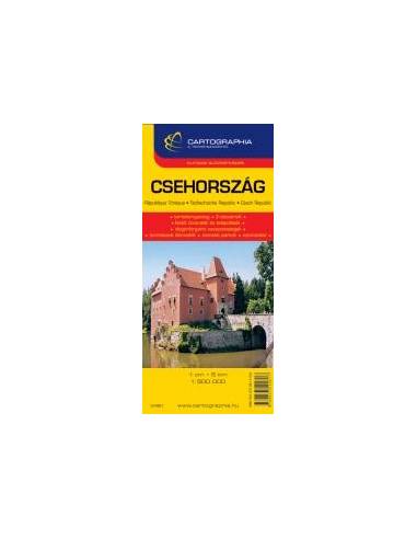 Csehország autótérkép