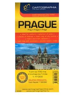 Prague - Prága várostérkép