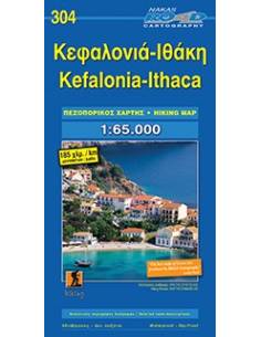 Kefalónia - Ithaca térkép (304)