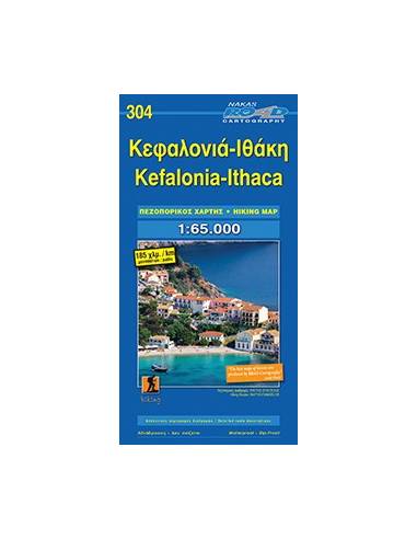 Kefalónia - Ithaca térkép (304)