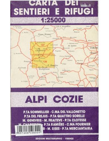 Alpi Cosie - MG 135/137 M. Chaberton / Gr. Pic...