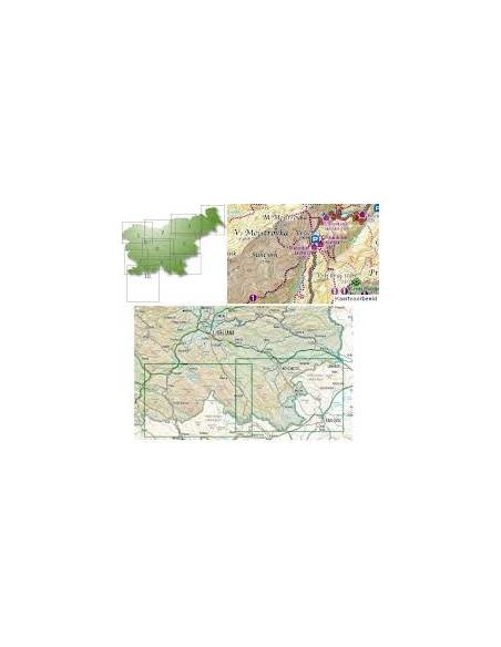 Notranjski Kras - Brkini - Dolenjska - Bela Krajina turistatérkép