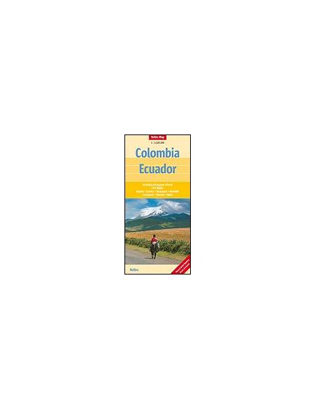 Kolumbia, Ecuador térkép - Colombia - Ecuador