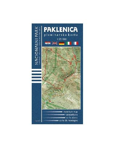 Paklenica turistatérkép