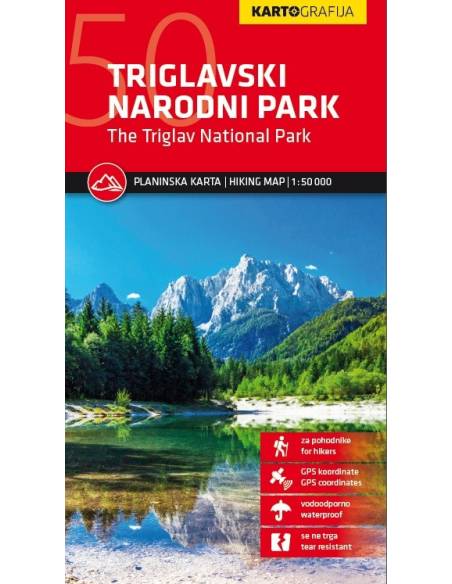 Triglav Nemzeti Park turistatérkép