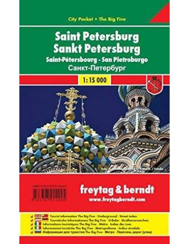 Saint Petersburg - Szentpétervár zsebtérkép -...