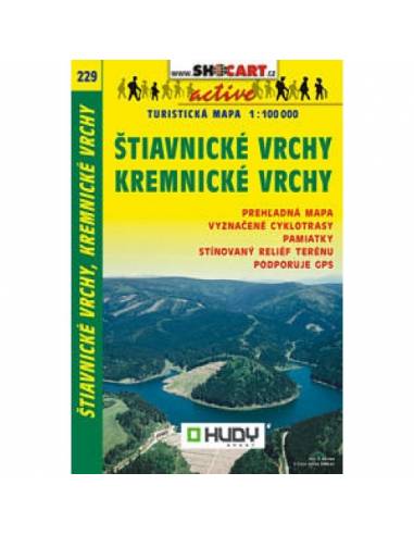 SC 229 STIAVNICKÉ VRCHY, KREMNICKÉ VRCHY TÉRKÉP