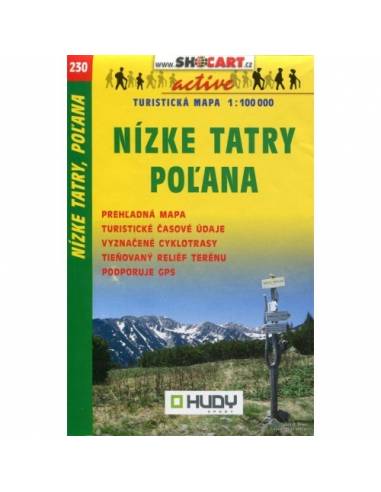 SC 230 ALACSONY-TÁTRA, POLANA TÉRKÉP (NIZKE TATRY)